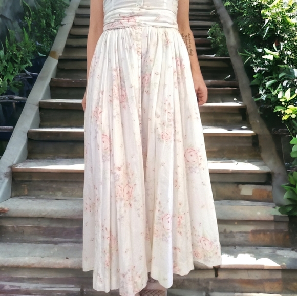 Vtg Midi Dress with Pockets - Picture 12 of 15